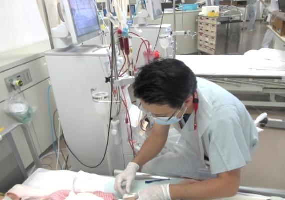 シャント穿刺・抜針
